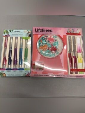 Lifelines Journal + Scented Lava Gel Pend